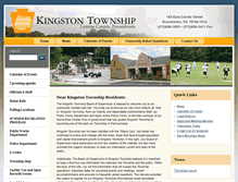 Tablet Screenshot of kingstontownship.com